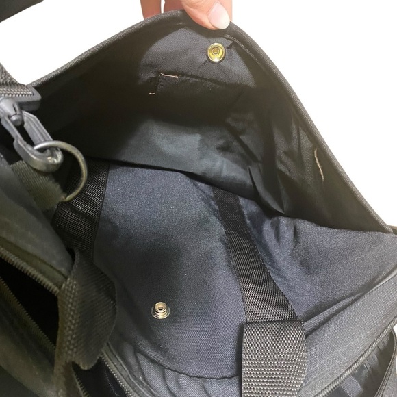 Pendleton Aztec Messenger Bag Wool Blend Laptop Bag Navy Black - Picture 7 of 11